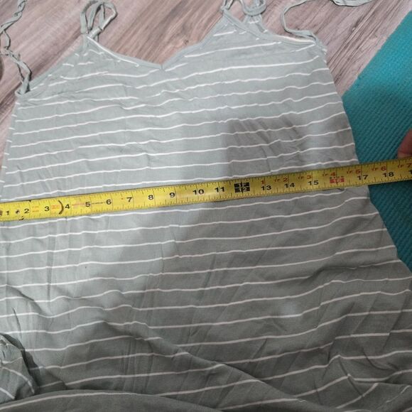 Wishlist striped maxi dress sleeveless pockets size small - Picture 9 of 13